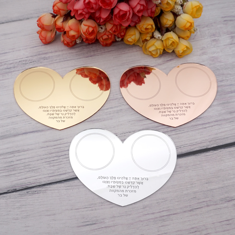 Personalised Candle Label - Personalized Wedding Table Decor Custom Prayer
