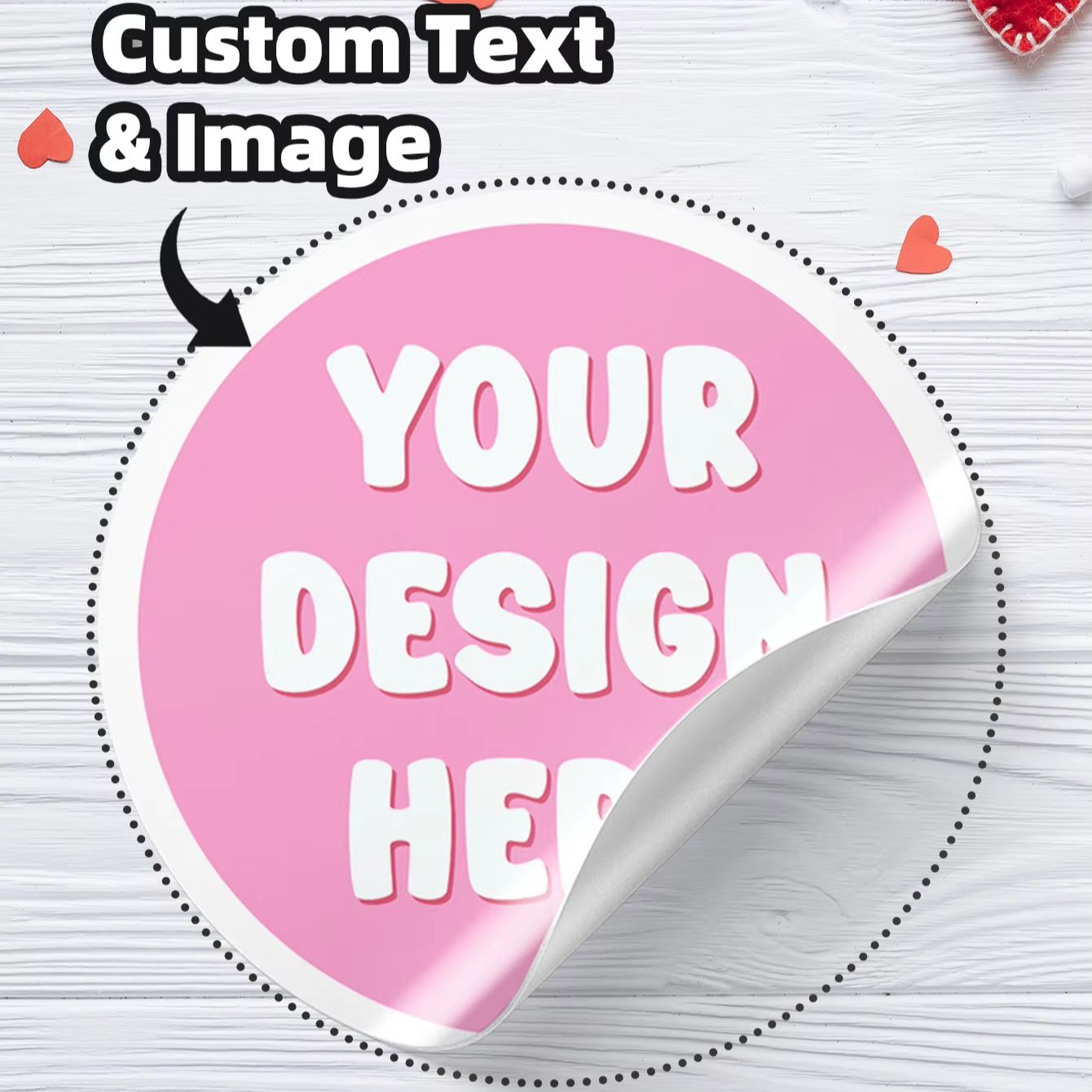 1/48/96PCS Custom Round Waterp - Personalised Candle Label ulasan dan harga