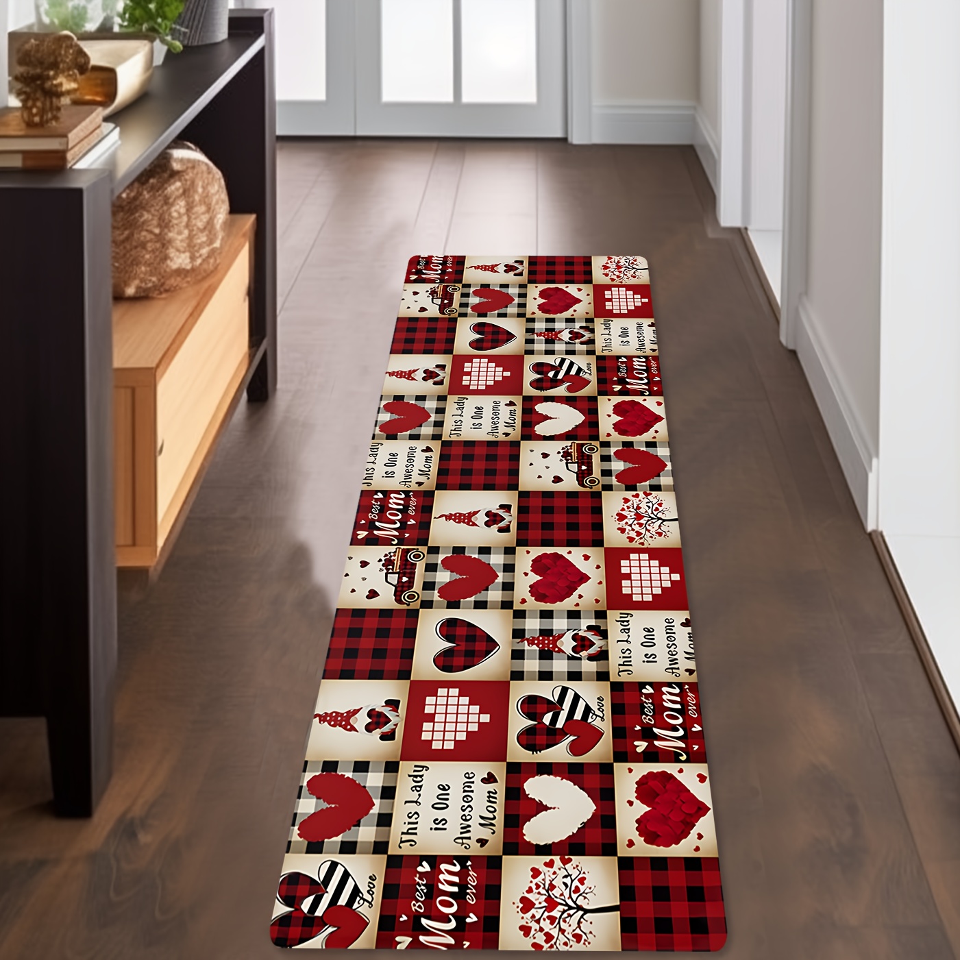 Mother Appreciation Runner Rug - Family Tree Print ulasan dan harga