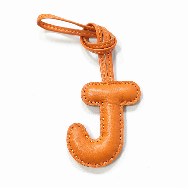 Alirattan New Trend English Le - Monogram Keychain Leather ulasan dan harga