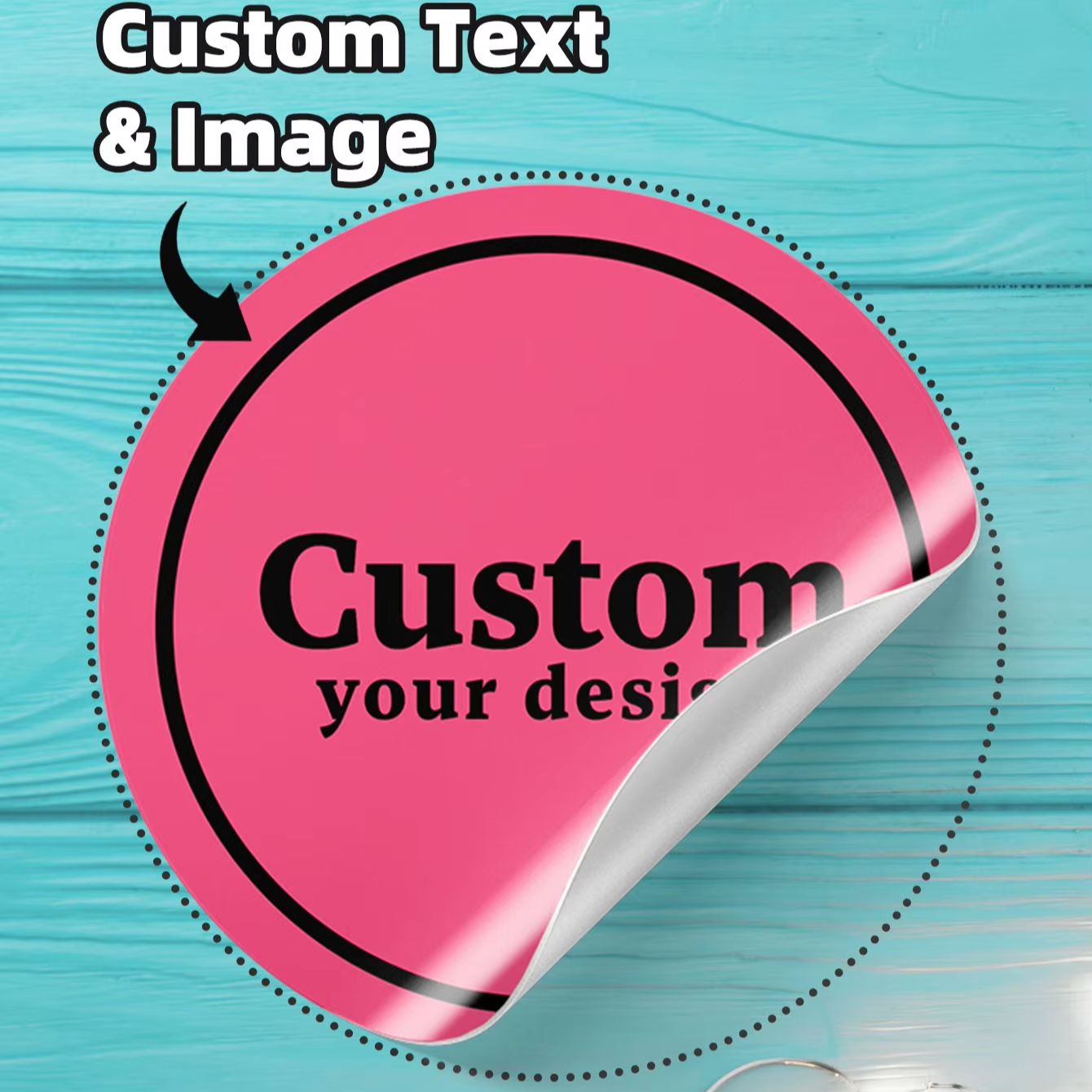 1-180PCS Custom Round Waterpro - Personalised Candle Label ulasan dan harga