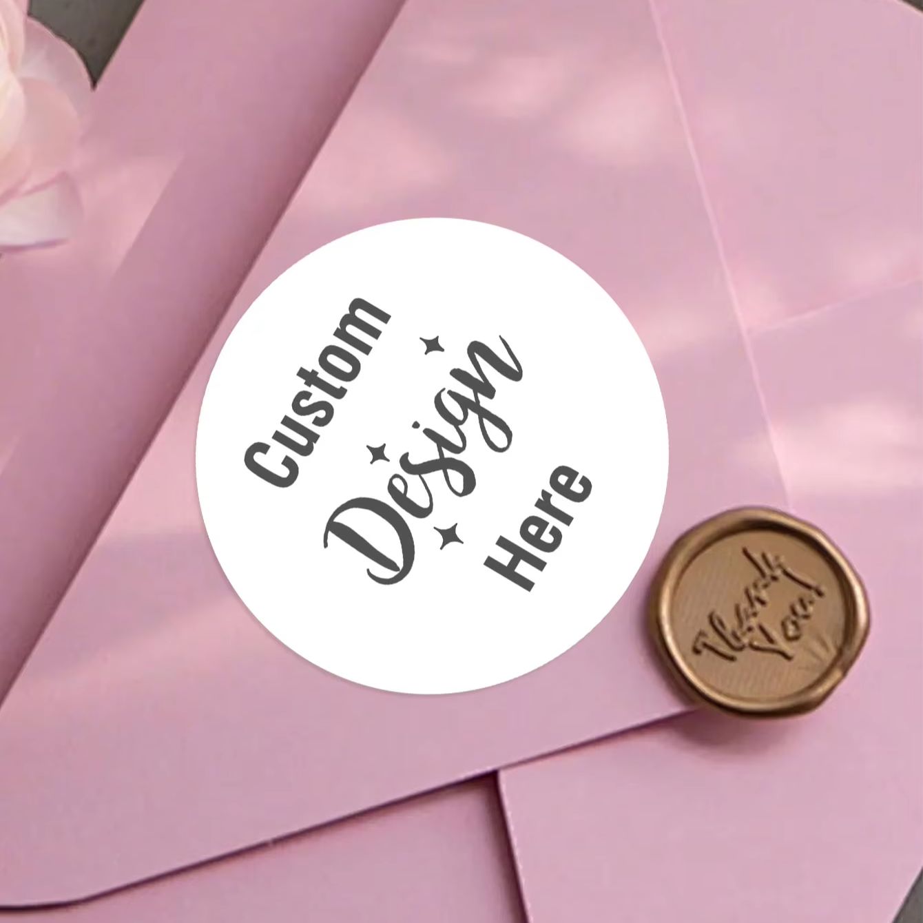 3/5/6CM Custom Waterproof Roun - Personalised Candle Label ulasan dan harga