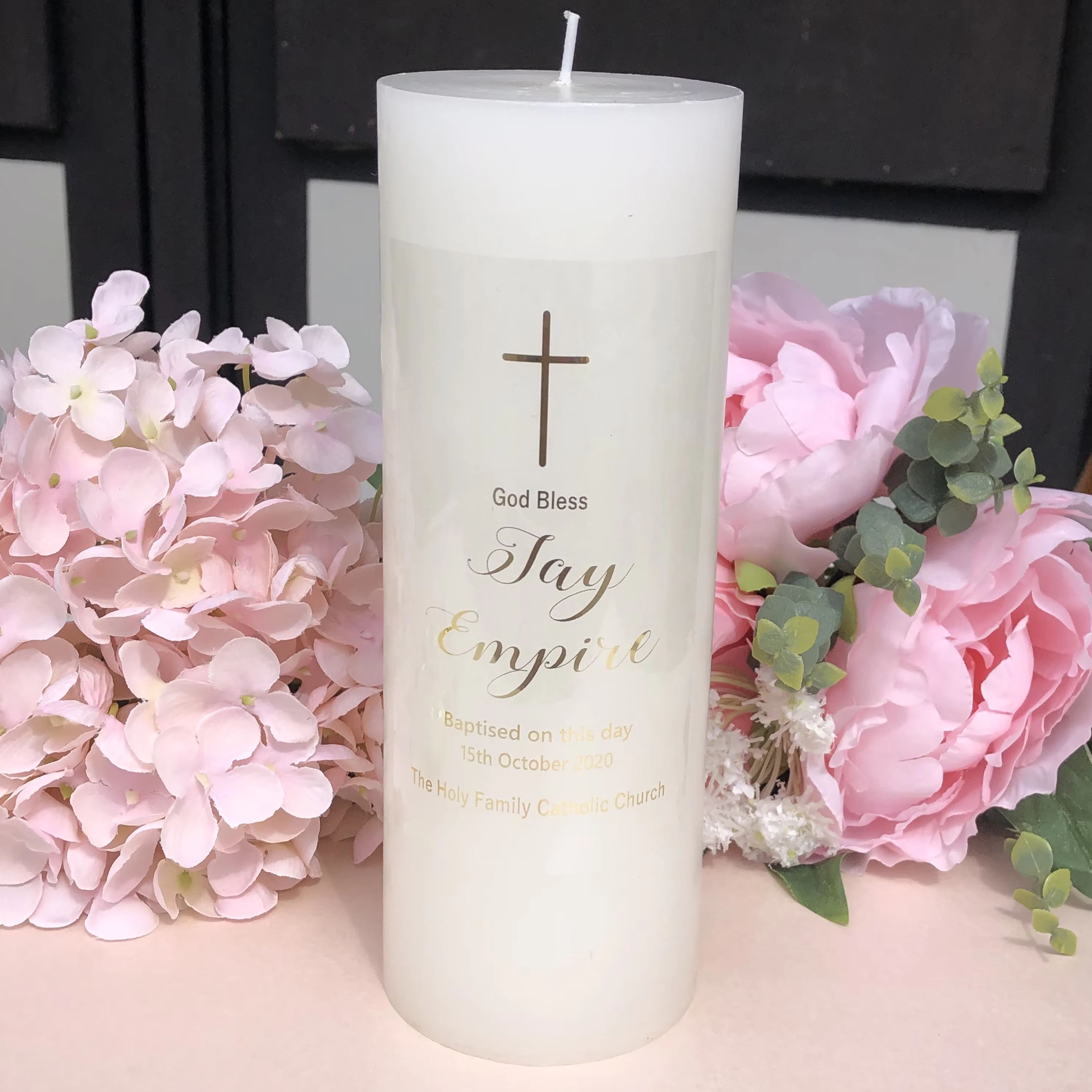 1 Personalised First communion - Personalised Candle Label ulasan dan harga