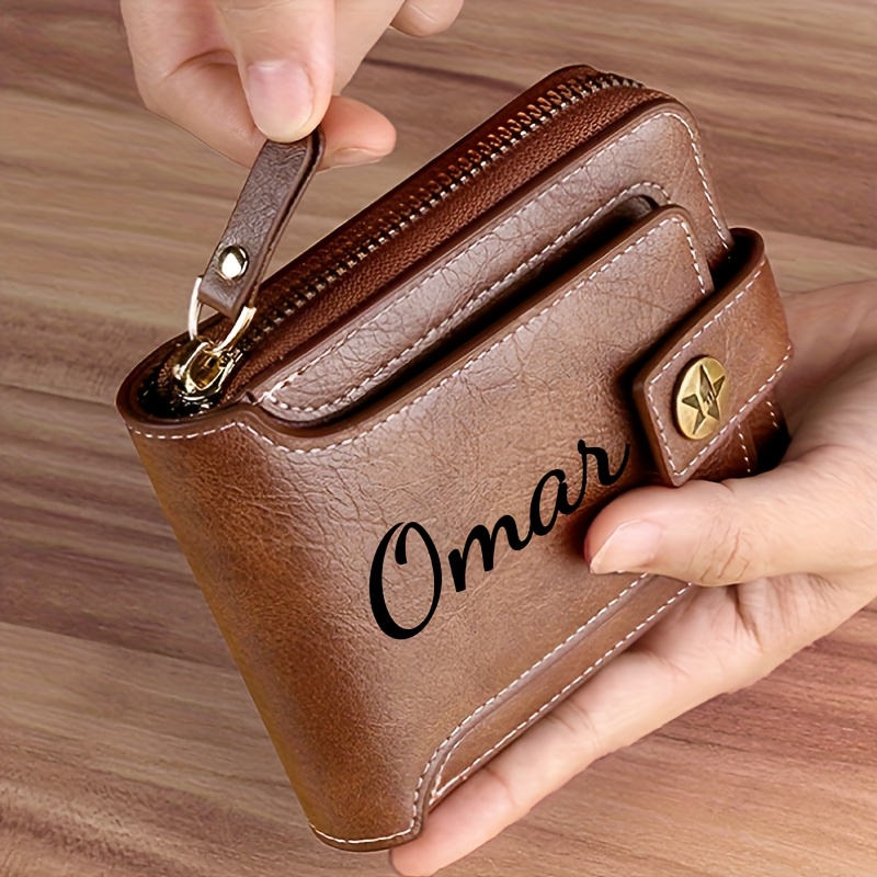 Custom Name Men's Wallet Gift  - Personalized Name Box ulasan dan harga